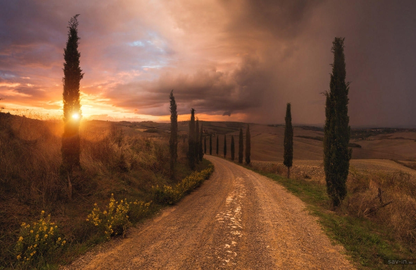 Warm autumn in Tuscany Warm autumn in Tuscany