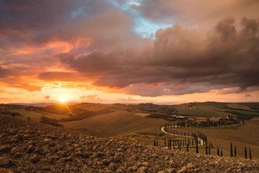 Warm autumn in Tuscany Warm autumn in Tuscany