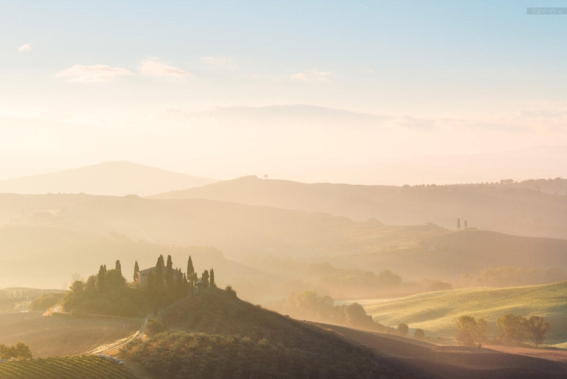 Warm autumn in Tuscany Warm autumn in Tuscany