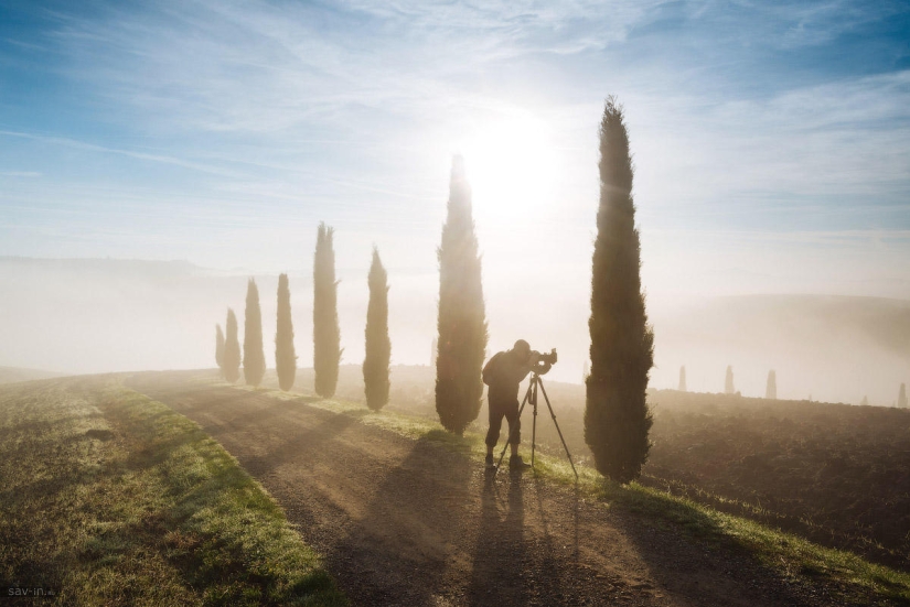 Warm autumn in Tuscany Warm autumn in Tuscany