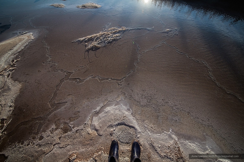 Waste heaps. Soligorsk mountains. Space landscapes of Belarus Waste heaps. Soligorsk mountains. Space landscapes of Belarus