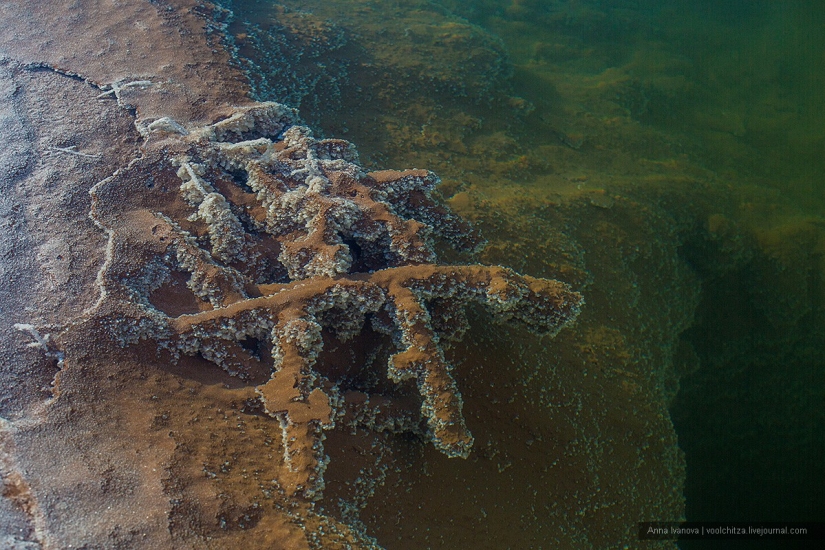 Waste heaps. Soligorsk mountains. Space landscapes of Belarus Waste heaps. Soligorsk mountains. Space landscapes of Belarus