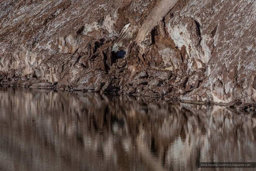 Waste heaps. Soligorsk mountains. Space landscapes of Belarus Waste heaps. Soligorsk mountains. Space landscapes of Belarus
