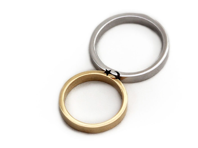 Wedding rings that become one Wedding rings that become one