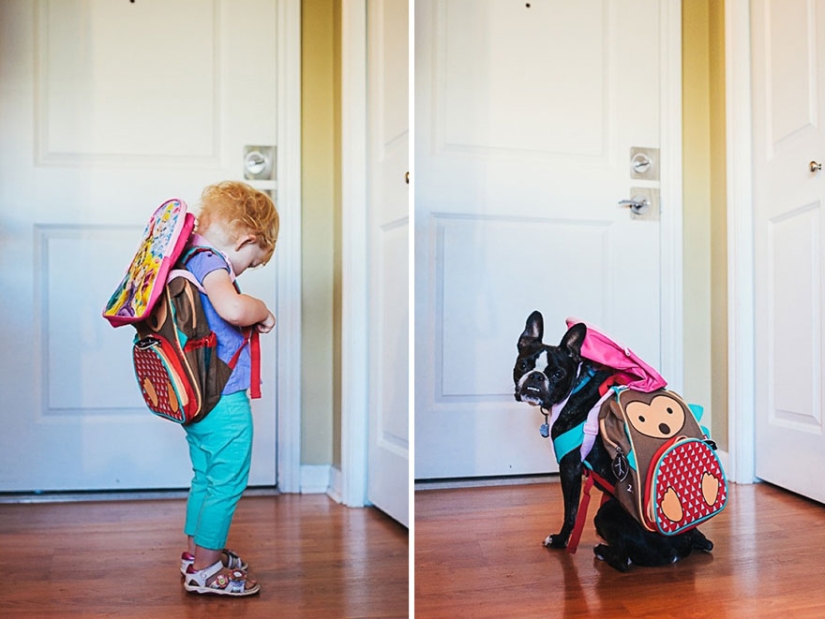 Well, a very sweet couple in a funny family photo project by Jesse Holland