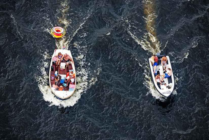 What beach Holland looks like from a bird&#39;s eye view