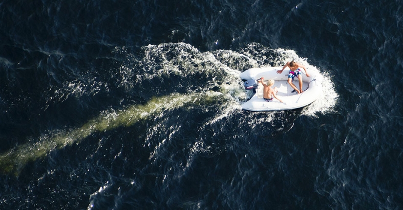 What beach Holland looks like from a bird&#39;s eye view