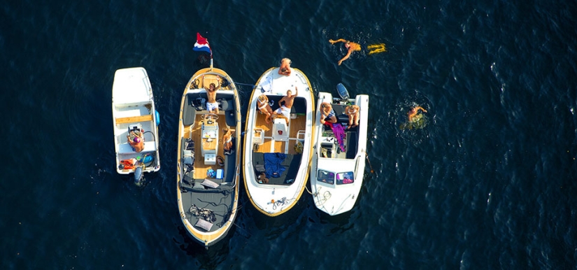 What beach Holland looks like from a bird&#39;s eye view