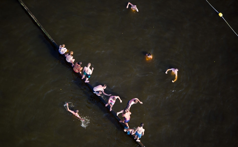 What beach Holland looks like from a bird&#39;s eye view