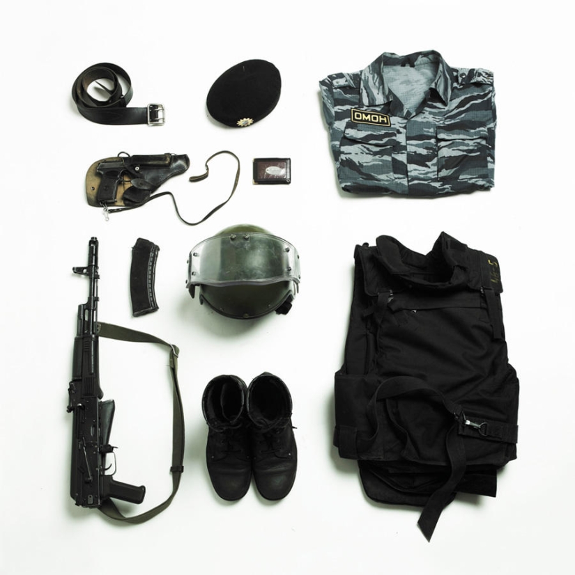 What did the Russian police consist of?