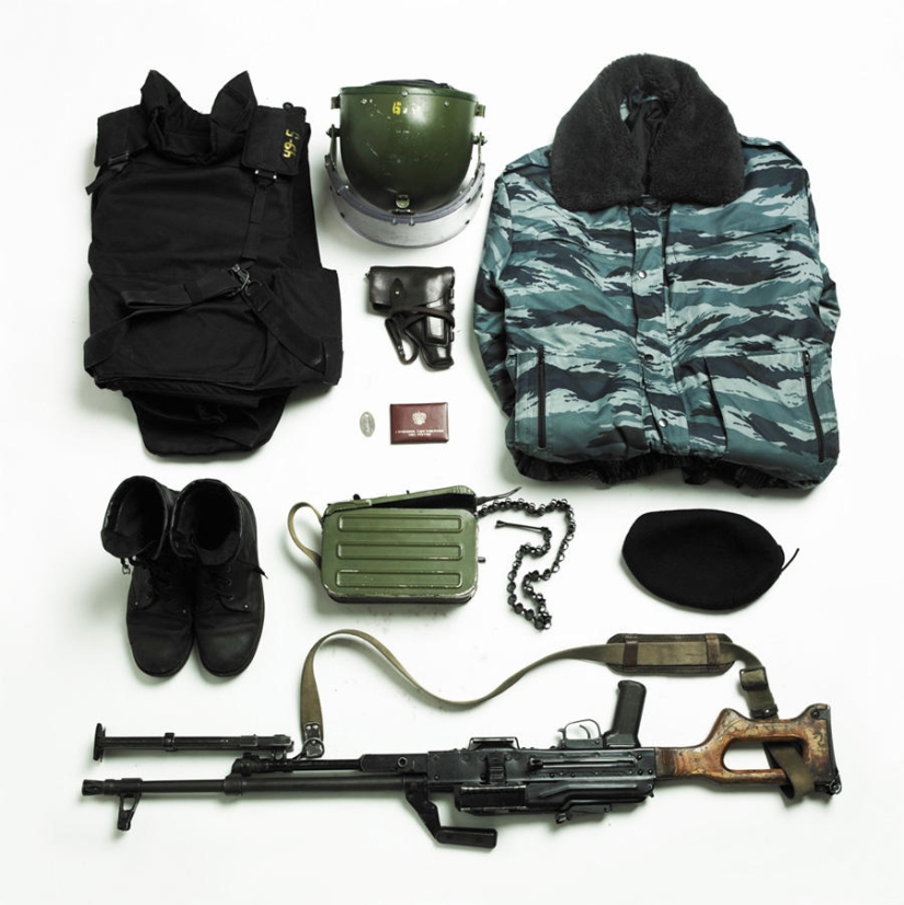 What did the Russian police consist of?