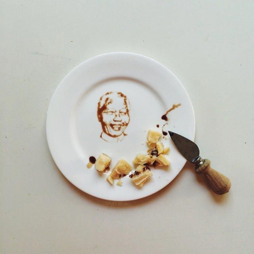 When spilled coffee becomes art