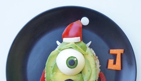 Where's my big spoon? The artist cooks edible toons for her son