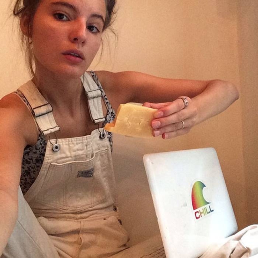 Who said models don&#39;t have a sense of humor? Funny Instagram Tilda Lindstam