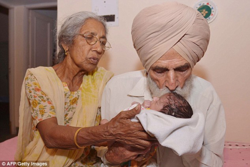 Why did a 72-year-old Indian woman give birth to her first child