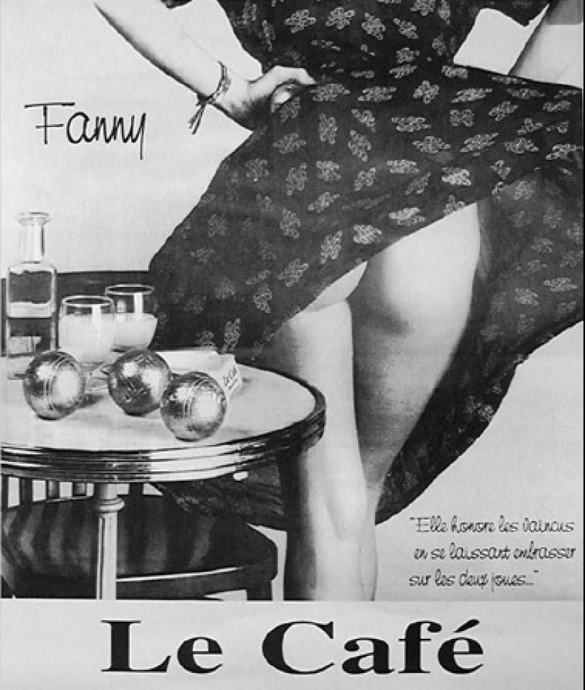 Why do the French kiss the village waitress on the fifth point