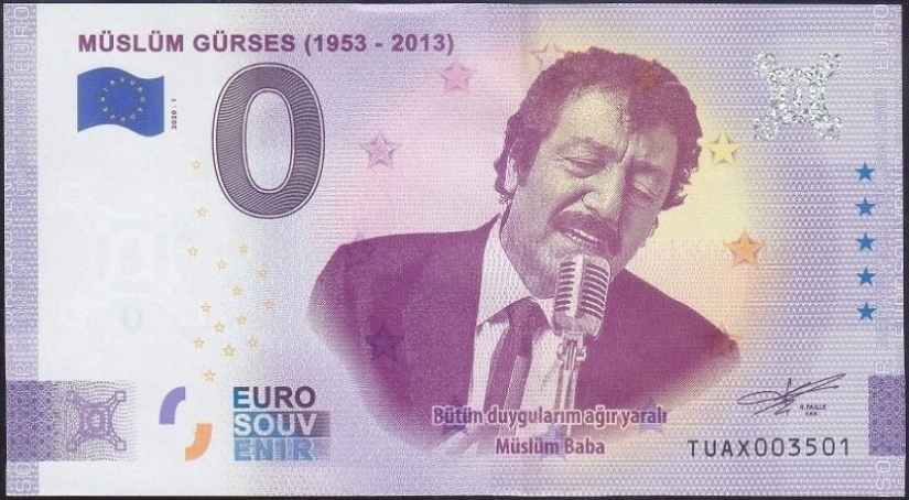 Why do they issue zero euro banknotes in the world