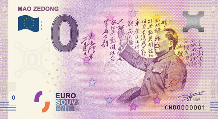 Why do they issue zero euro banknotes in the world