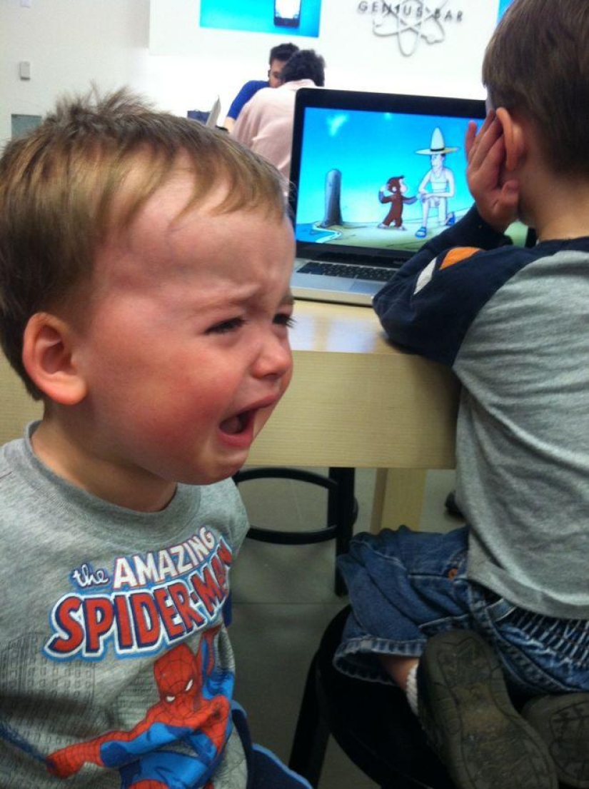 Why is my son crying