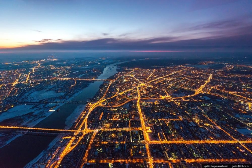 Winter photos of Novosibirsk