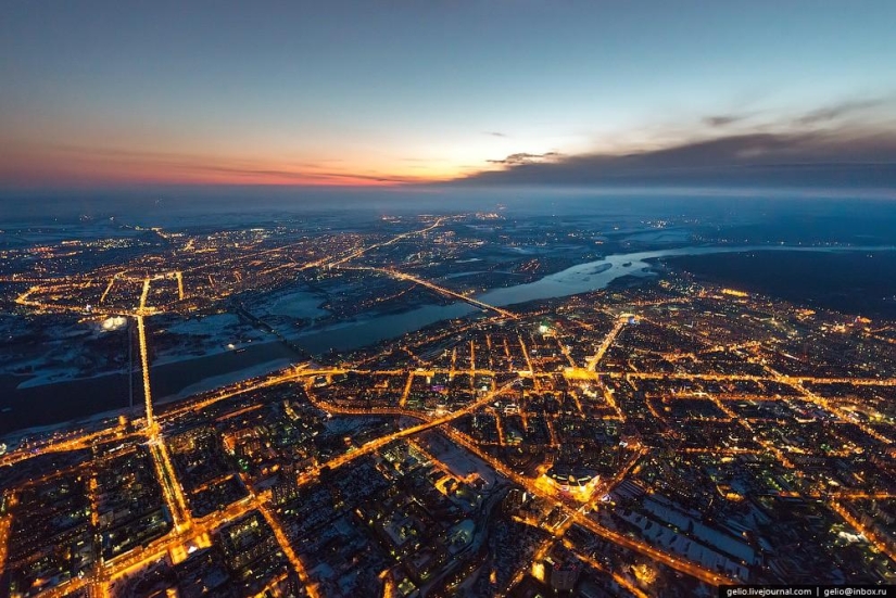 Winter photos of Novosibirsk