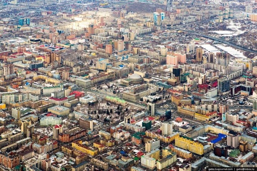 Winter photos of Novosibirsk