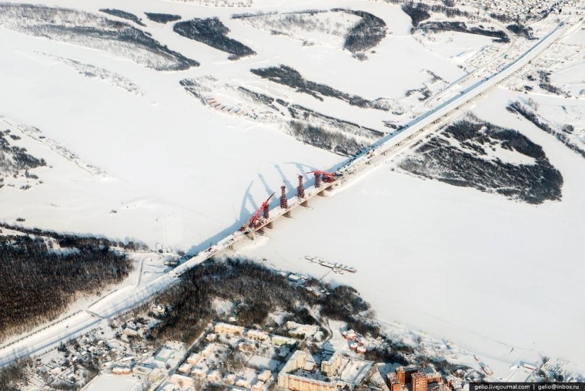Winter photos of Novosibirsk