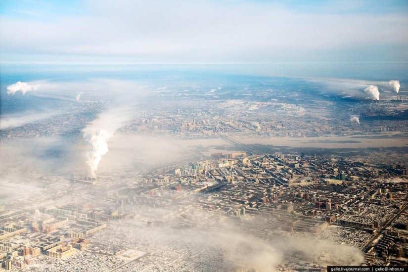 Winter photos of Novosibirsk