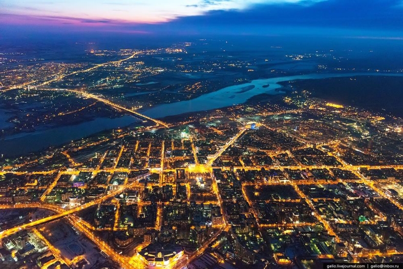 Winter photos of Novosibirsk