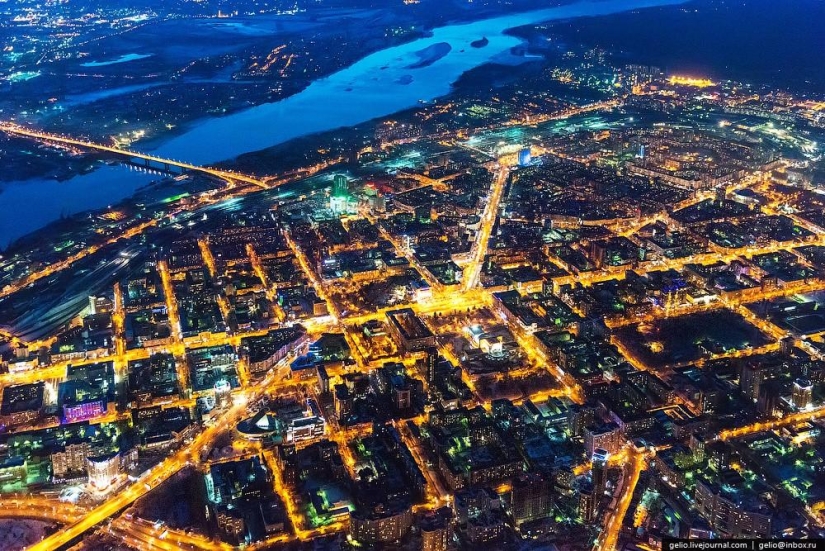 Winter photos of Novosibirsk
