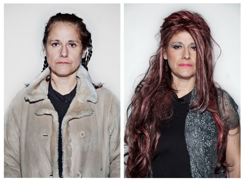 With light makeup With light makeup