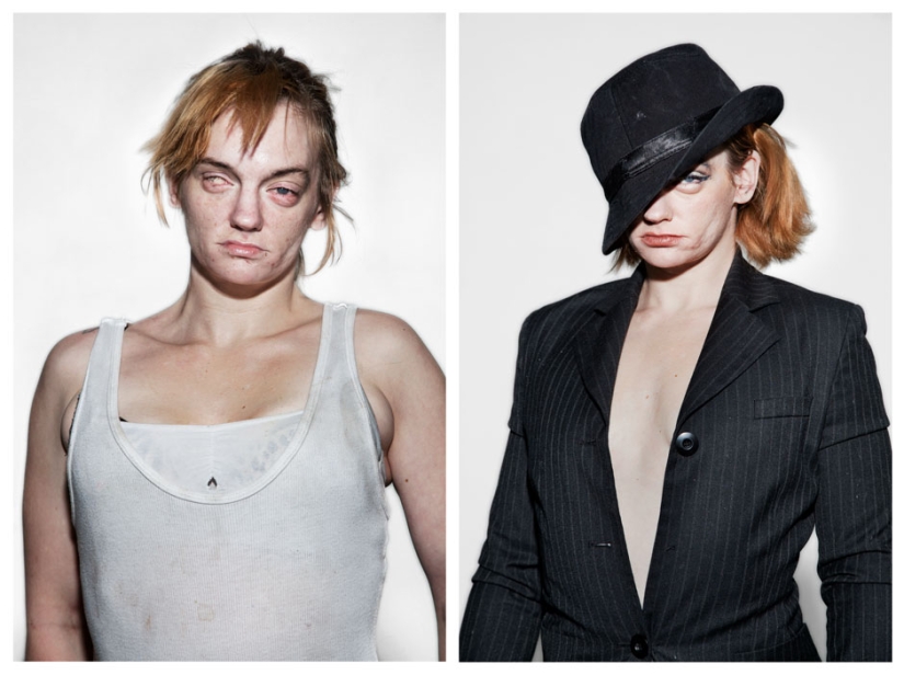 With light makeup With light makeup