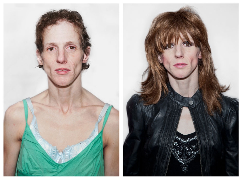 With light makeup With light makeup