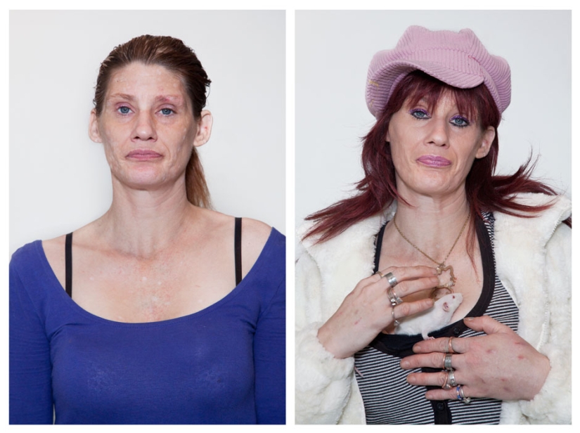 With light makeup With light makeup