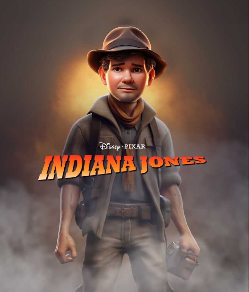 With The Help Of Photoshop And AI, I Reimagined Famous Movies In Disney’s Pixar Style
