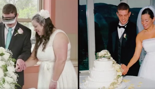With the help of smart glasses, an almost blind guy was able to see his wife for the first time