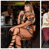 Without clothes and without shame: how a British woman went to the pub in a bikini made of scotch