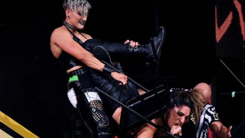 Wrestler Rhea Ripley and her two sides - a beast in the ring and a cutie in real life