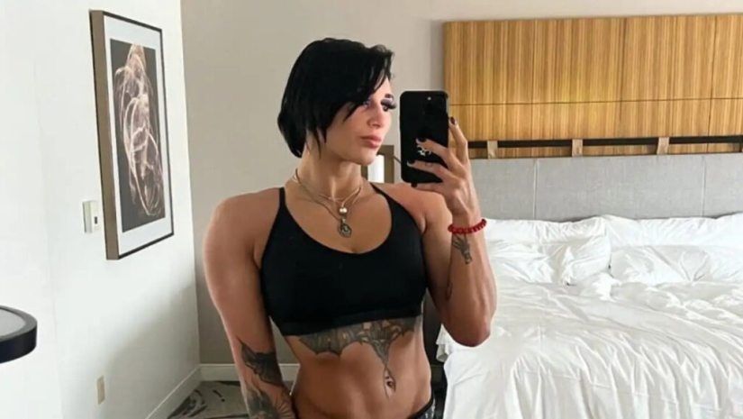 Wrestler Rhea Ripley and her two sides - a beast in the ring and a cutie in real life