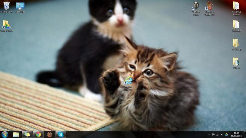 Y en el escritorio también puede crear Y en el escritorio también puede crear