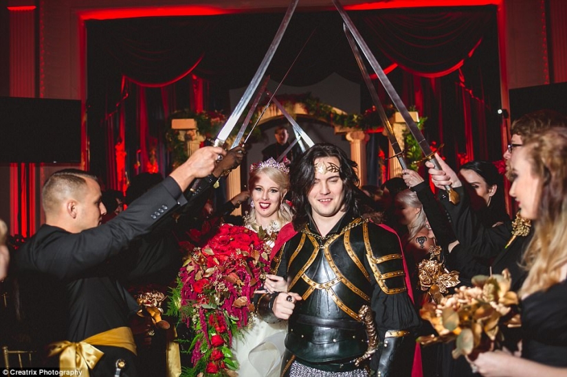 Y la muerte no se separará: una pareja obsesionada con los vampiros organizó una boda por 120 mil dólares