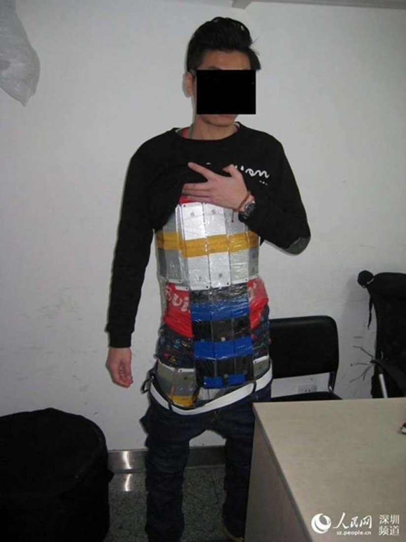 You won't believe what this Chinese man tried to smuggle across the border! You won't believe what this Chinese man tried to smuggle across the border!