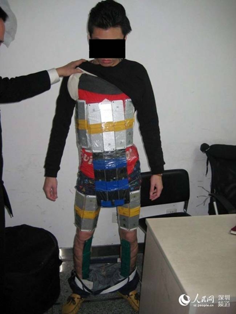 You won't believe what this Chinese man tried to smuggle across the border! You won't believe what this Chinese man tried to smuggle across the border!