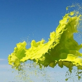 You'll Never See It Live: Flying Paint Sculptures