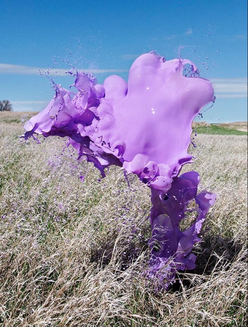 You&#39;ll Never See It Live: Flying Paint Sculptures