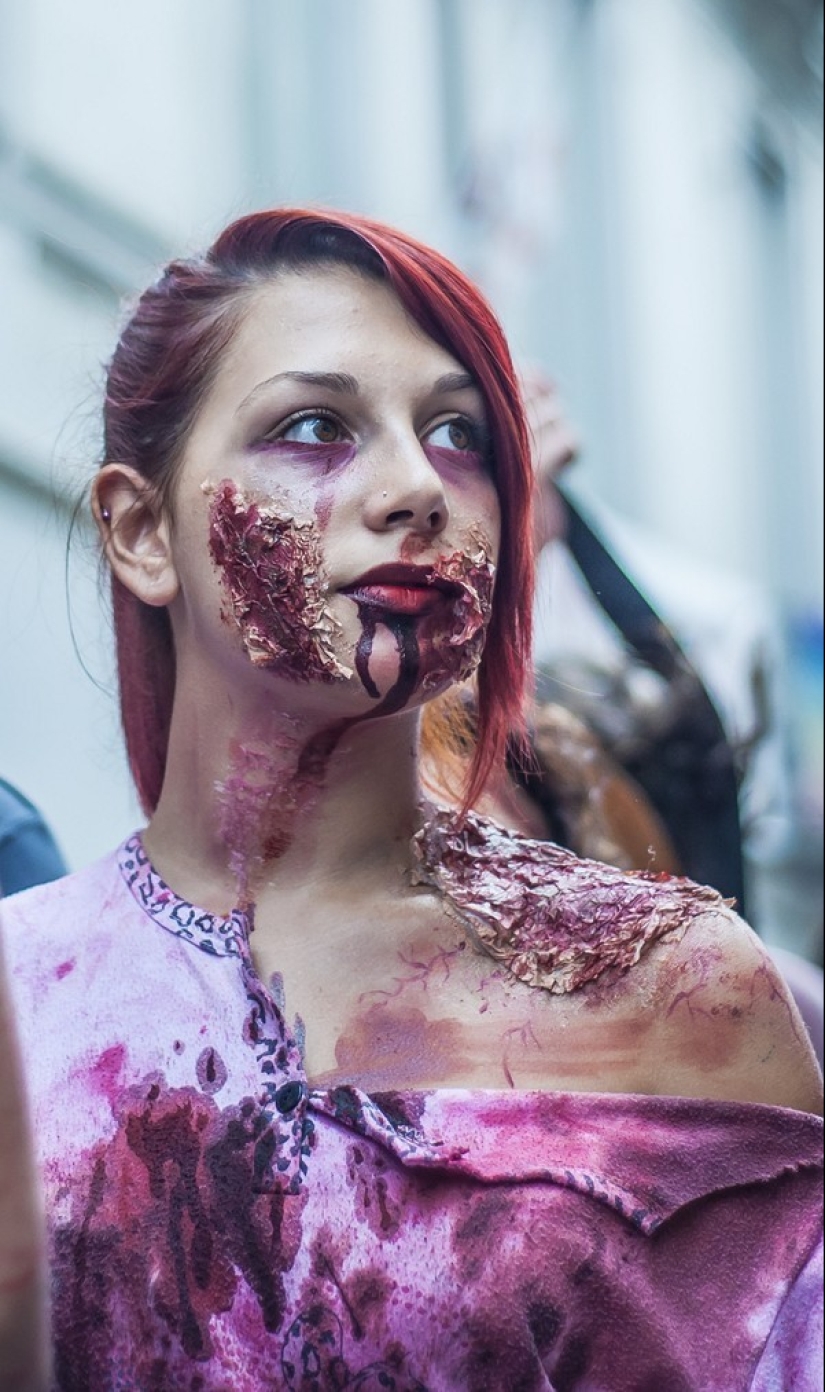 Zombie mob 2014 en Turín