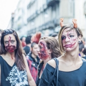 Zombie mob 2014 in Turin Zombie mob 2014 in Turin