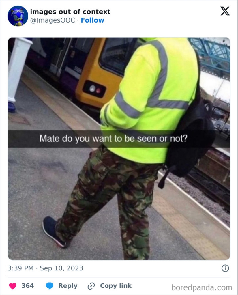 10 de las publicaciones más divertidas de la página "Imágenes fuera de contexto" 10 de las publicaciones más divertidas de la página "Imágenes fuera de contexto"