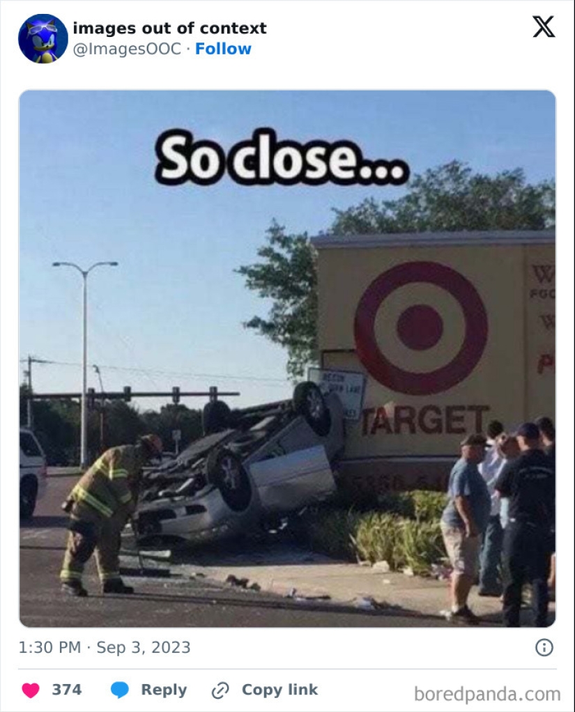 10 de las publicaciones más divertidas de la página "Imágenes fuera de contexto" 10 de las publicaciones más divertidas de la página "Imágenes fuera de contexto"