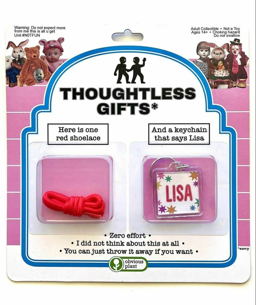 10 divertidos productos falsos colocados entre los reales en las tiendas por “Obvious Plant” 10 divertidos productos falsos colocados entre los reales en las tiendas por “Obvious Plant”